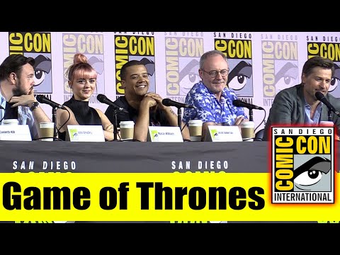 GAME OF THRONES | Comic Con 2019 Full Panel (Maisie Williams, Nikolaj Coster-Waldau, Jacob Anderson)