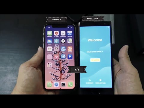 Maze Comet vs Iphone X ||  2K Bezel less Smartphone Phone 2017|| Full Tips And Tricks.