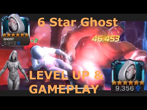 6 Star Ghost Level Up and Game Play! Marvel contest of champions!
