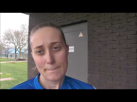 Ellen De Vos na KSK Beveren   KAA Gent Ladies D op 16 03 2019