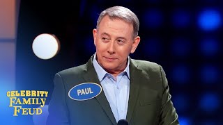 It S Pee Wee Herman Vs David Arquette On Celebrity Family Feud Watch Hd Mp4 Videos Download Free