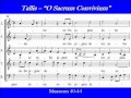Tallis-O Sacrum Convivium-Score.wmv 