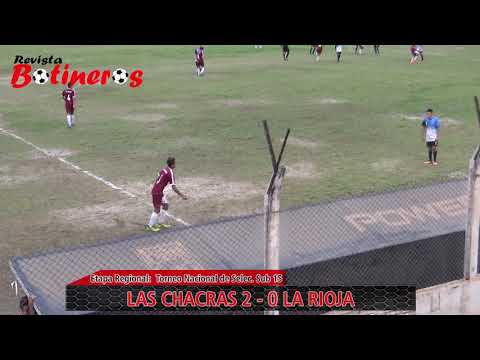 TORNEO NACIONAL SUB 15: Las Chacras 2 vs 0 La Rioja