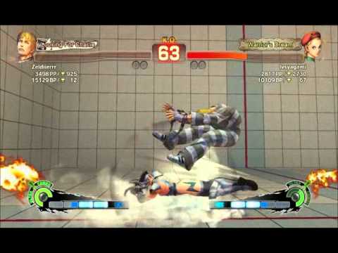 SSF4AE 2012 Live PC Online Match - Zeldiierrr (Cody) VS lvsyagami (Cammy) (4 matches)