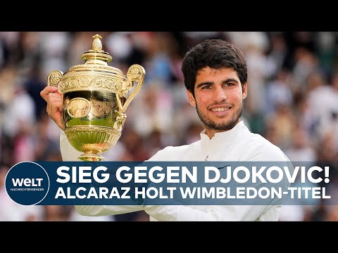 TRIUMPH IN WIMBLEDON: Carlos Alcaraz besiegt Novak Djokovic und verhindert dadurch Rekord