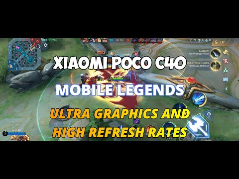Mobile Legends in Xiaomi POCO C40