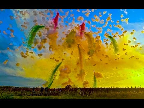 Amazing Daytime Fireworks in Italy