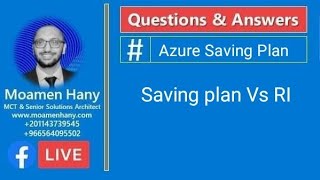 Azure Saving Plan Vs. RI