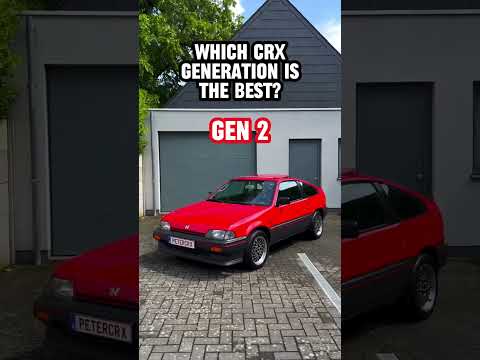 Which #crx generations is the best? #hondacrx #delsol