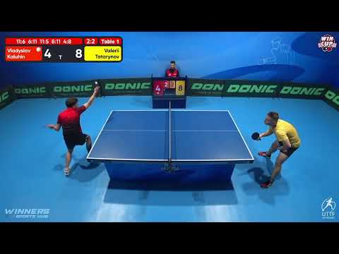 01:30 Vladyslav Kaluhin 3-2 Valerii Tatarynov West 5 WIN CUP 18.10.2022 | TABLE TENNIS WINCUP