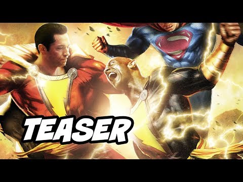 Shazam Black Adam Scene - Shazam vs Black Adam Teaser Breakdown Video