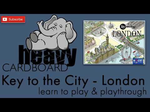 Heavy Cardboard Teaches Key to the CIty: London & Full Playthrough!