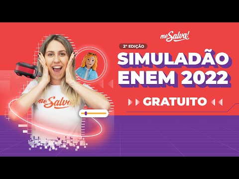 2º SIMULADÃO ENEM 2022 | Retorno ao METAVERSO dos APROVADOS | Me Salva!