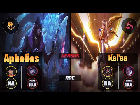 Cody Sun APHELIOS (ADC) [Conqueror] VS KAI'SA - Grandmaster NA Patch 10.6