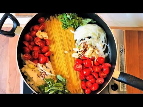 One Pan Pasta in 15 min | Martha Stewart Inspired Pasta Recipe | How to cook One Pot Spaghetti