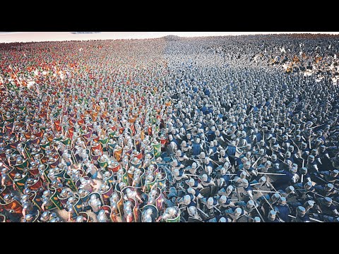 20,000 Knights Vs Alliance Of Spartans And Romans | Ultimate Epic Battle Simulator | UEBS