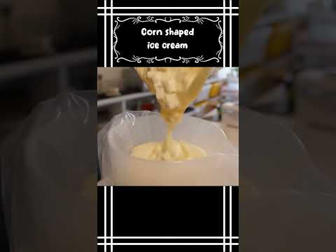 Corn shaped ice cream #shorts #corn #icecream