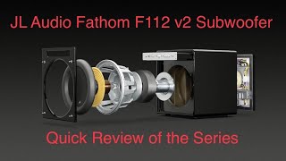 Video thumbnail for JL Audio F112 v2 Fathom Subwoofer Review by David Susilo Unscripted