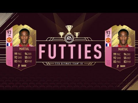 FIFA 18 - *NEW* FUTTIES WINNER MARTIAL SBC! ALL TOTS IN PACKS! FIFA 18 FUTTIES!