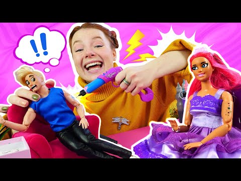 Barbie Video. Barbie bekommt ein Tattoo. Puppen Video mit Irene