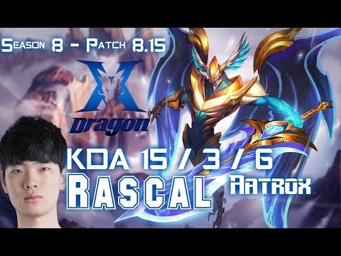 KZ Rascal AATROX vs DARIUS Top - Patch 8.15 KR Ranked