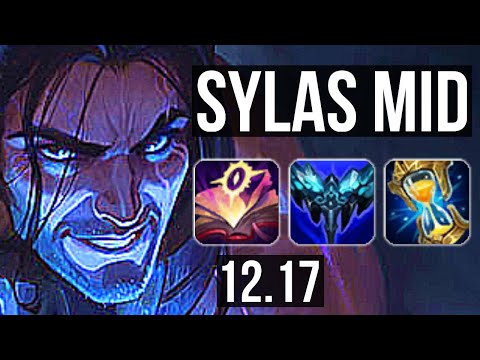 SYLAS vs PYKE (MID) | 1200+ games, 6 solo kills | EUW Master | 12.17