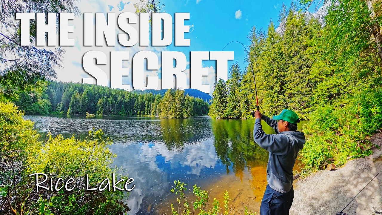 Rice Lake Trout Fishing — Finding the Secret Spot!