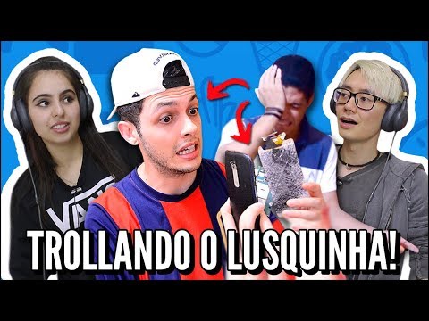 JOVENS REAGEM A CARACOL RAIVOSO - TROLLANDO O LUSQUINHA