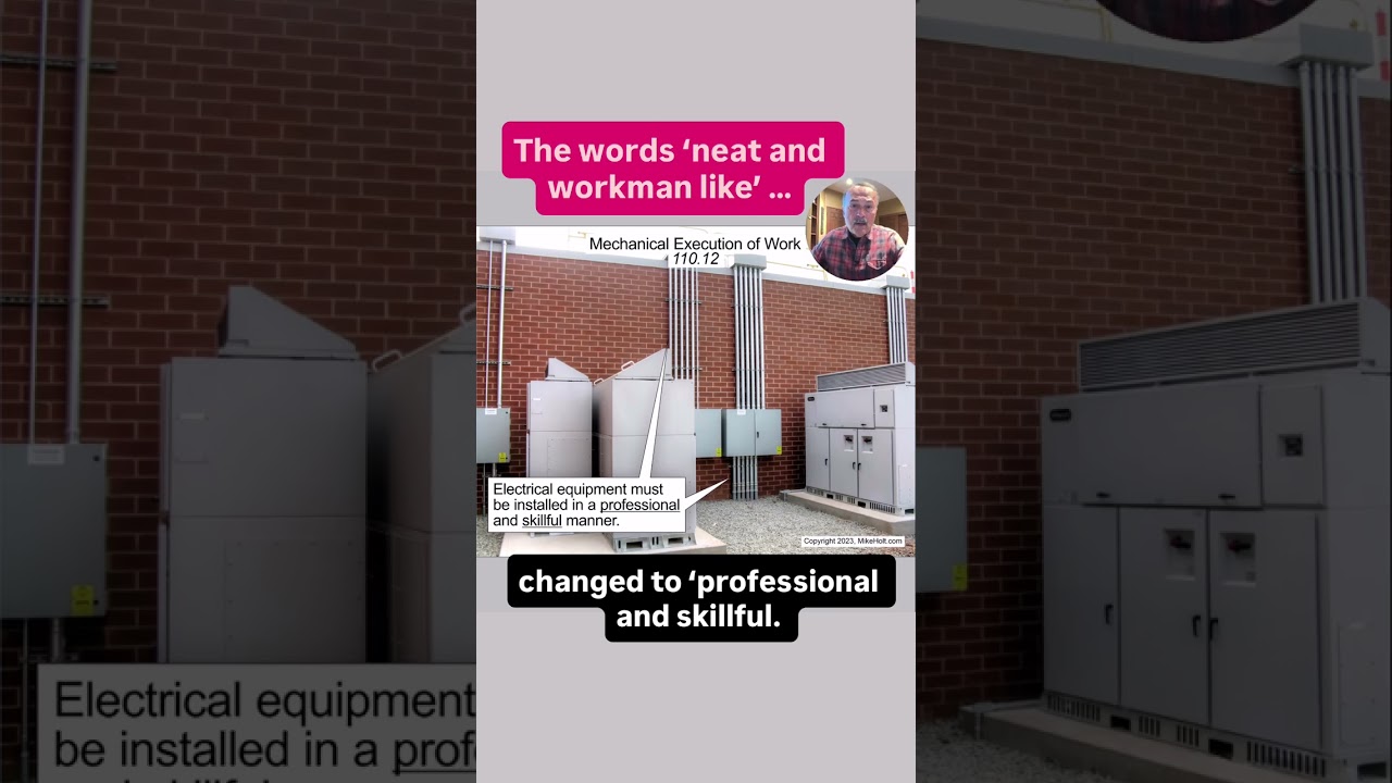 110.12 Mechanical Execution of Work