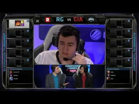 EU LCS Expansion 2015: GIA vs RG G2 | Giants Gaming vs Reason Gaming G2 (18.12.2014)