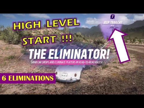 HIGH LEVEL CAR DROP MADE THIS GAME EASY !!! - FH5 - Eliminator - Chapters/Timestamped Races !!!