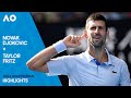 Novak Djokovic v Taylor Fritz Highlights | Australian Open 2024 Quarterfinal