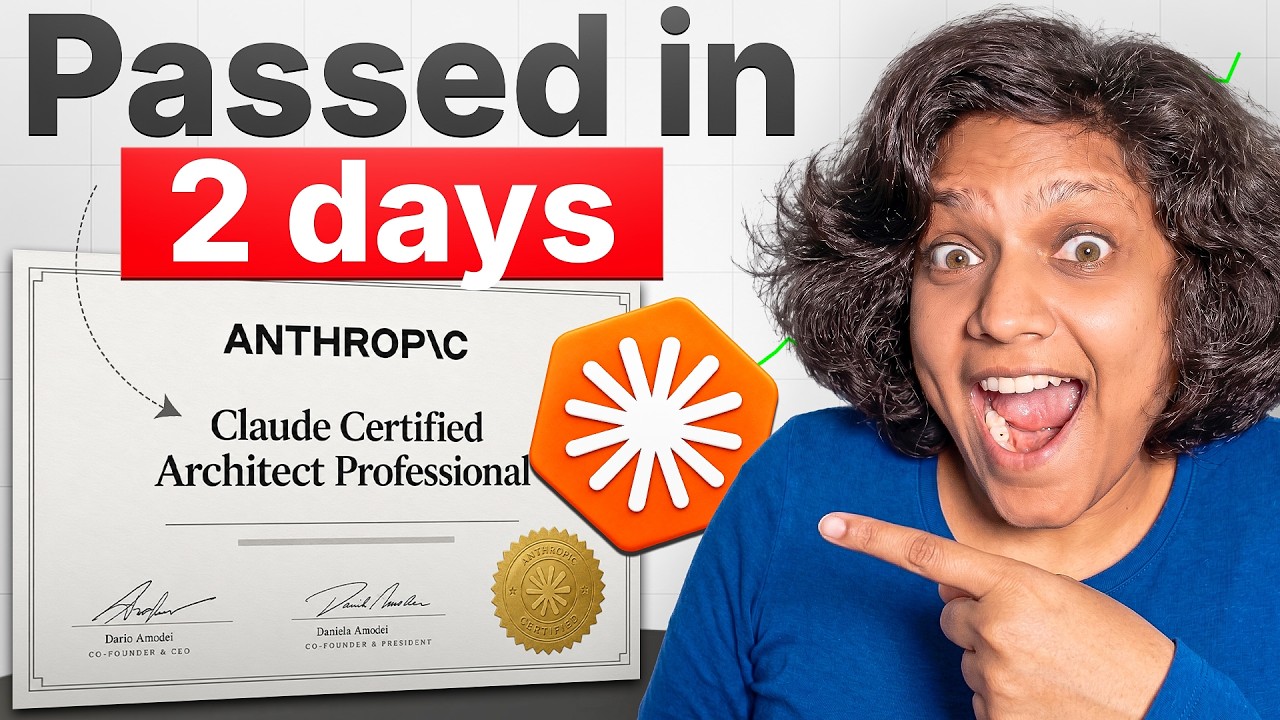 How to Pass the Claude Certified Architect Exam in 2 Days (Just Copy My Blueprint)