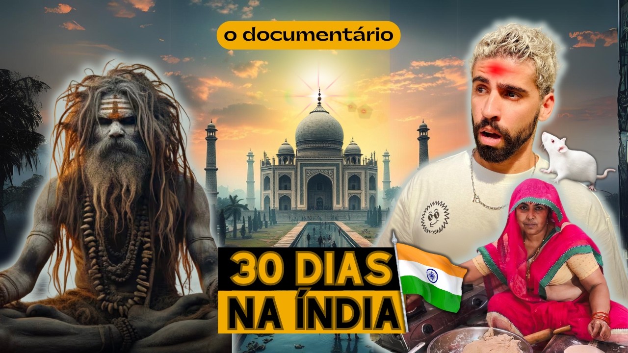 Brasileiro na ÍNDIA: o lado que NINGUÉM te mostra! Do GANGES ao TEMPLO DOS RATOS! O DOCUMENTÁRIO