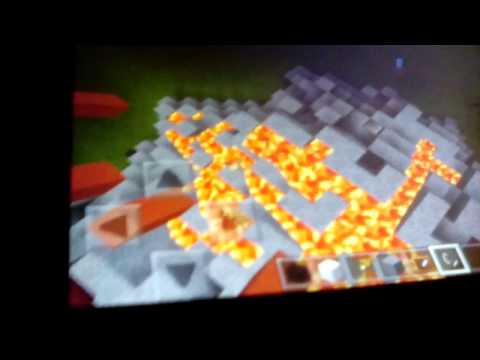 MCPE-How to Build a Volcano Base