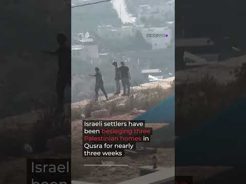 Israeli forces install new gate, isolating Palestinian village amid settler siege | AJ #shorts