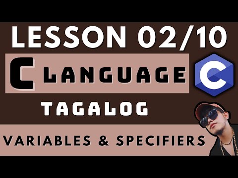 C Programming Lesson 2 Variables Coding And Programming Tagalog