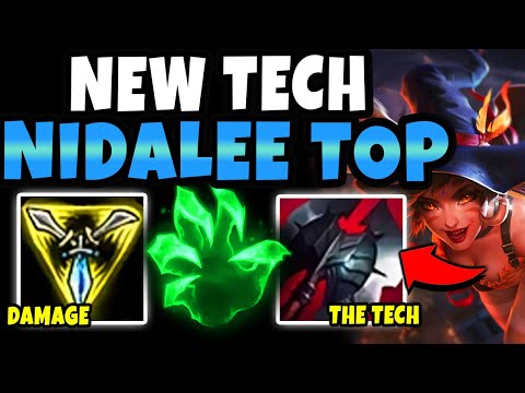 *NEW* NIDALEE TOP TECH! TRIFORCE + BLACK CLEAVER! - League of Legends