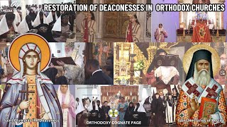 Watch Now – The Restoration of the Role of Deaconess in the One, Holy, Catholic, and Apostolic Church – Featuring Dr. John G. Panagiotou