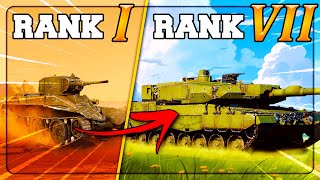 Evolving Tanks Until I Reach TOP TIER in War Thunder!
