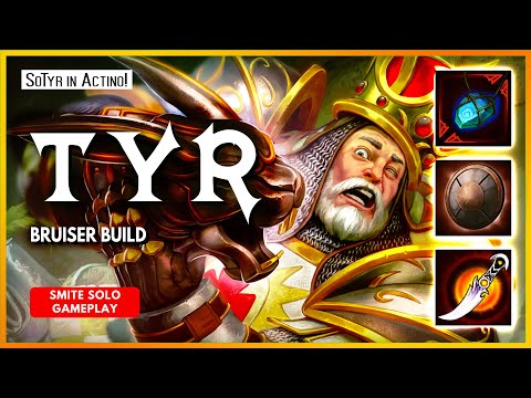 Movement speed build is the ONLY way to play Tyr! - Tyr Solo SMITE Conquest Gameplay