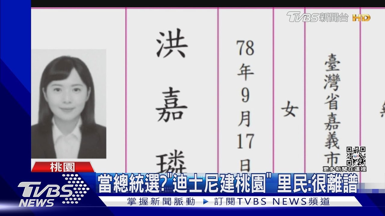 當總統選?「迪士尼建桃園」里民:很離譜
