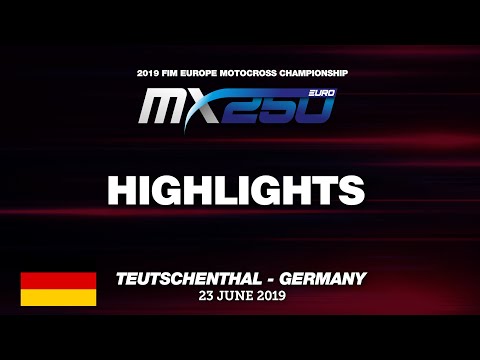 EMX250 Race1 Highlights   Round of Germany 2019