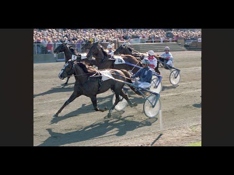 Queen L & Stig H Johansson vinner Åby Stora Pris (1 000 000 kr) 1993. Segertid 1.13,2a/2 140 meter.