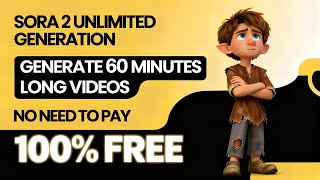 Create Unlimited Videos with FREE Sora 2 | Generate 60-Minute Long AI Videos With 1 Click