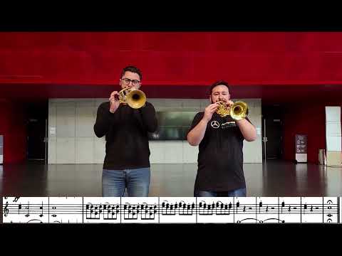 Brahms: 2. Sinfonie - Trumpet Excerpts - Daniel Leal e Tássio Furtado