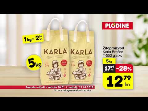 Plodine vikend akcija od 20.-21.01.2018.