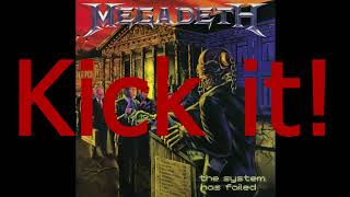 Megadeth - Kick the chair (Lyrics)