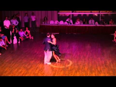  Christian Marquez  and  Virginia Gomez  are  dancing  at  White Nights tango festival  in  2014