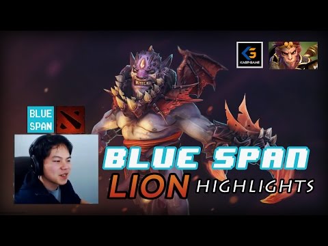 "CALCULATED!" - Blue Span plays Lion Highlights - with kasP MK - Dota 2